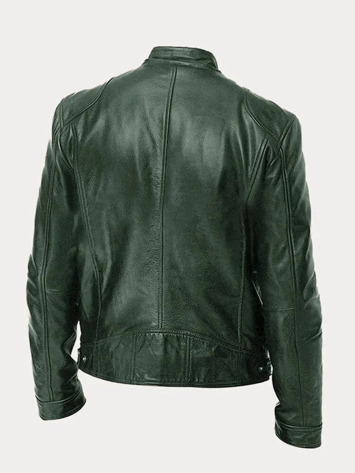 Henry | Faux Leather Quilted Moto-Inspired Design Jacket