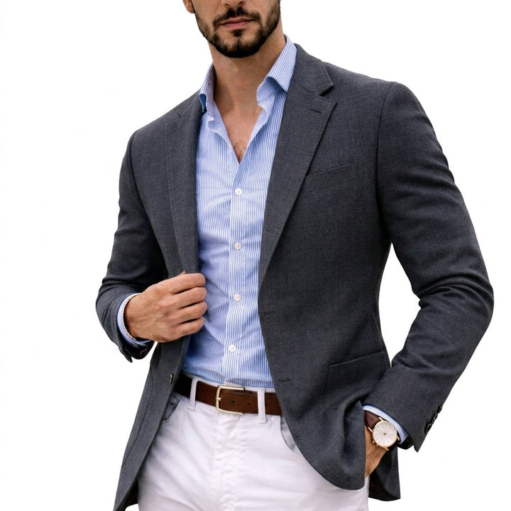 Ryan | Refined Knit Classic Notch Blazer