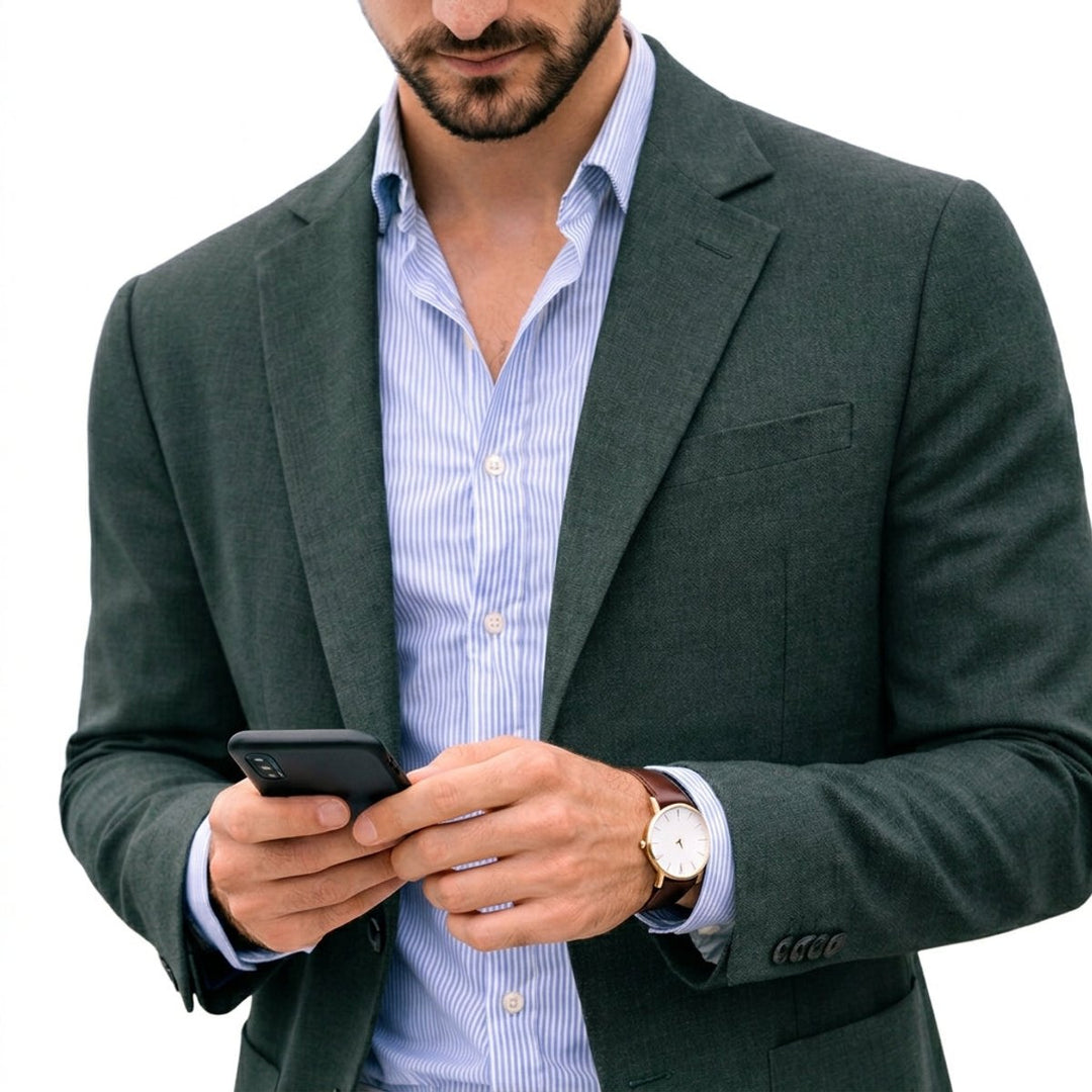 Ryan | Refined Knit Classic Notch Blazer
