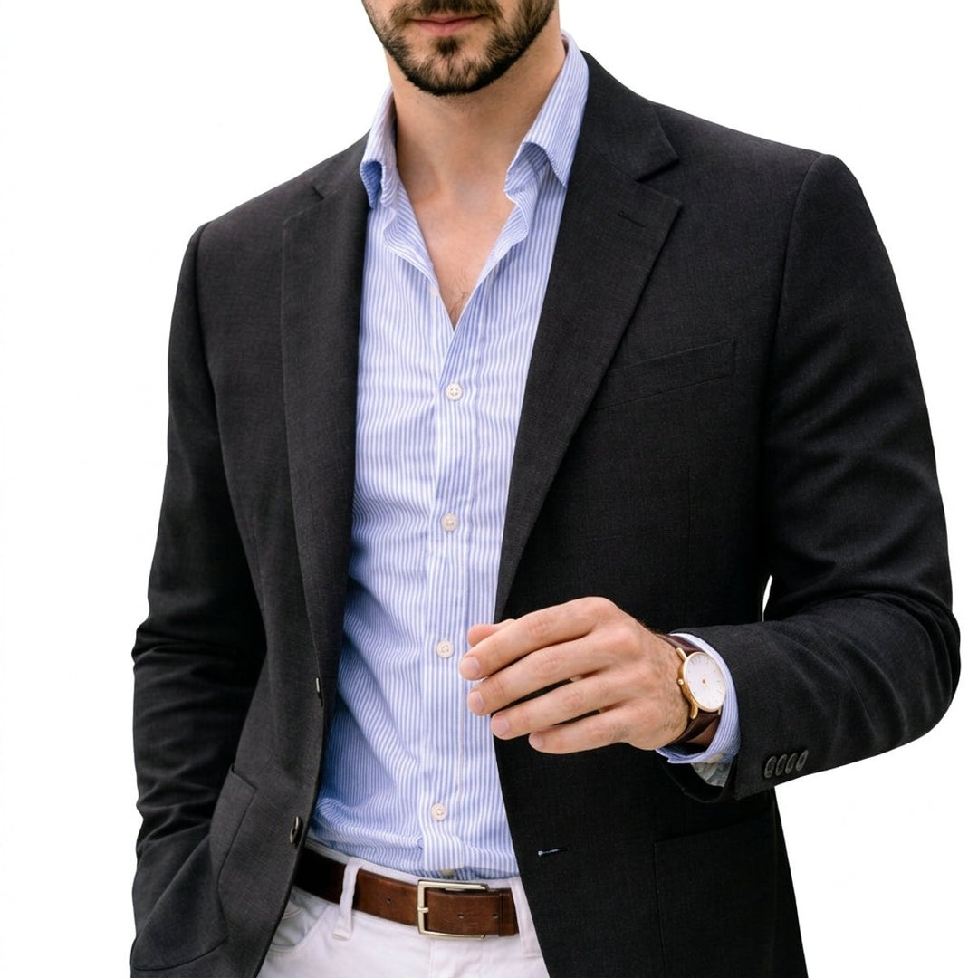 Ryan | Refined Knit Classic Notch Blazer