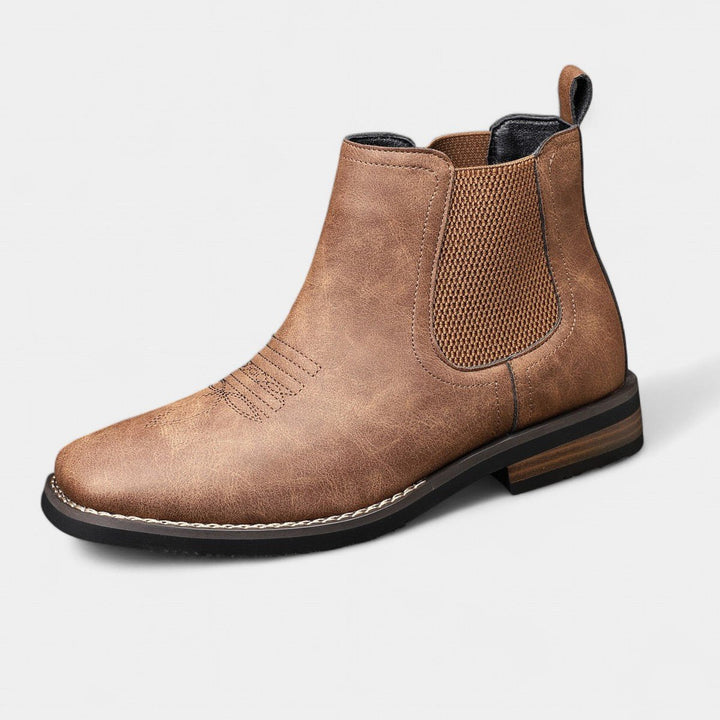 Miles | Classic Waterproof Western Chelsea Ankle Boots