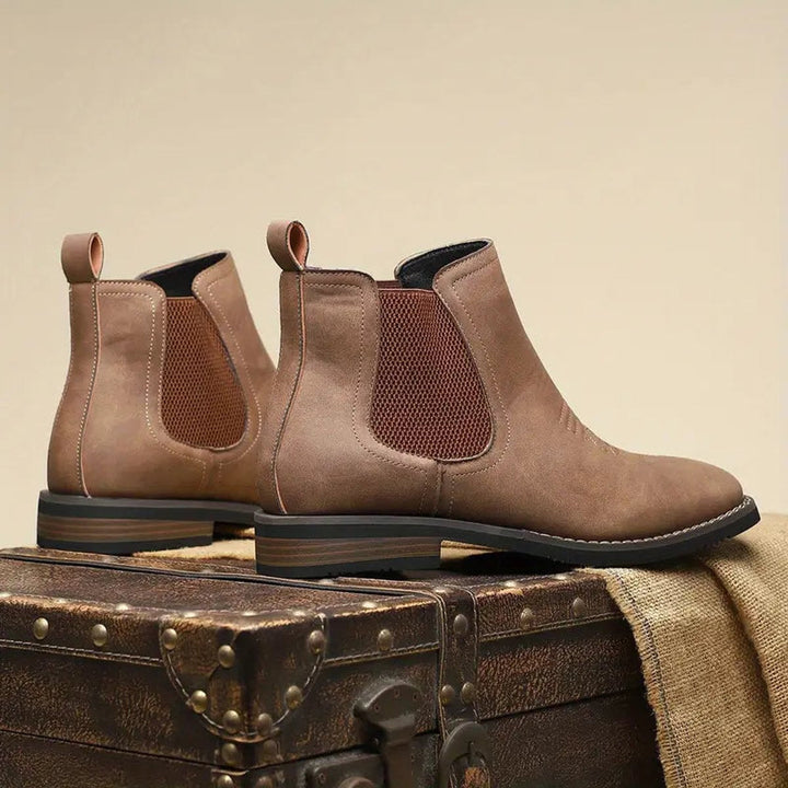 Miles | Classic Waterproof Western Chelsea Ankle Boots