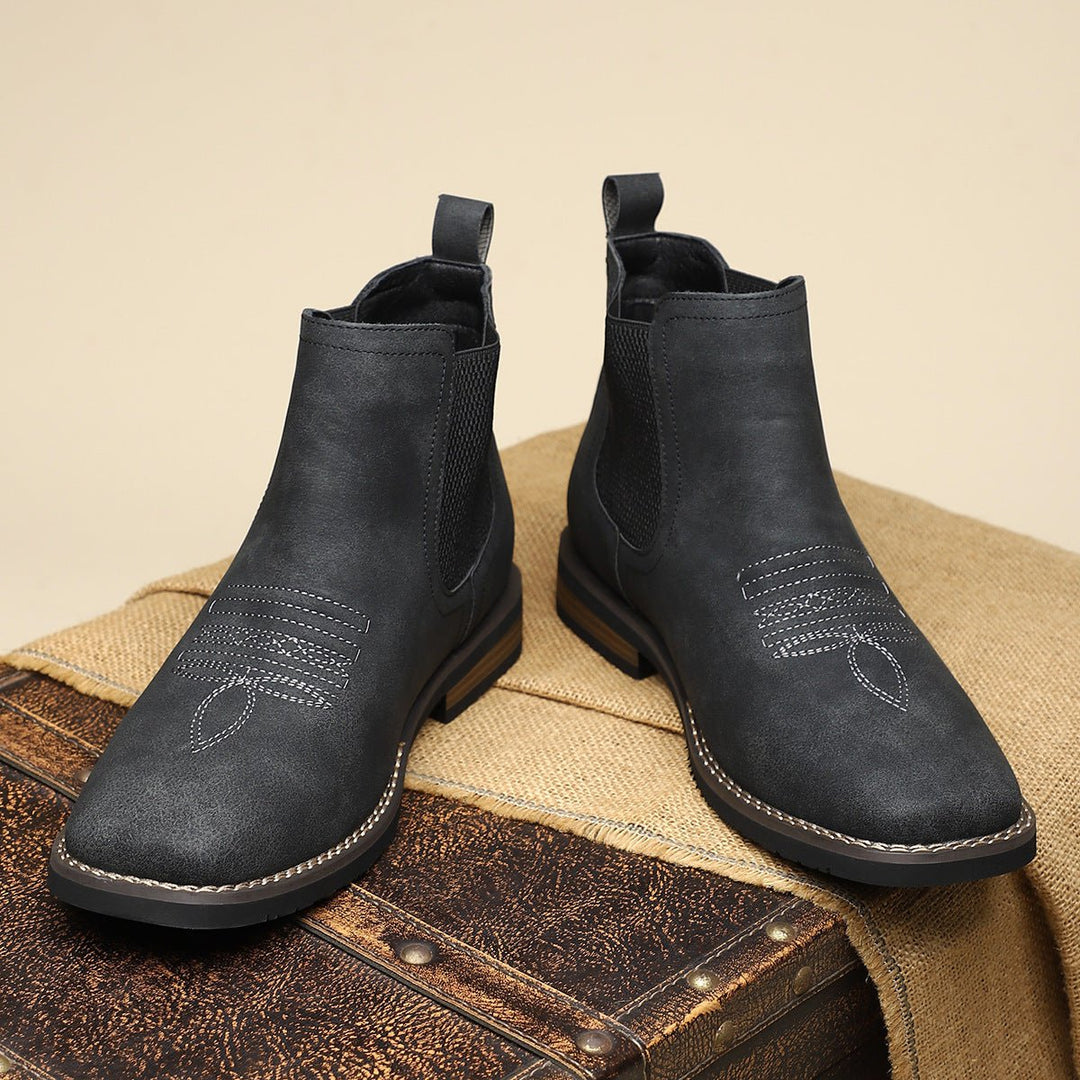Miles | Classic Waterproof Western Chelsea Ankle Boots