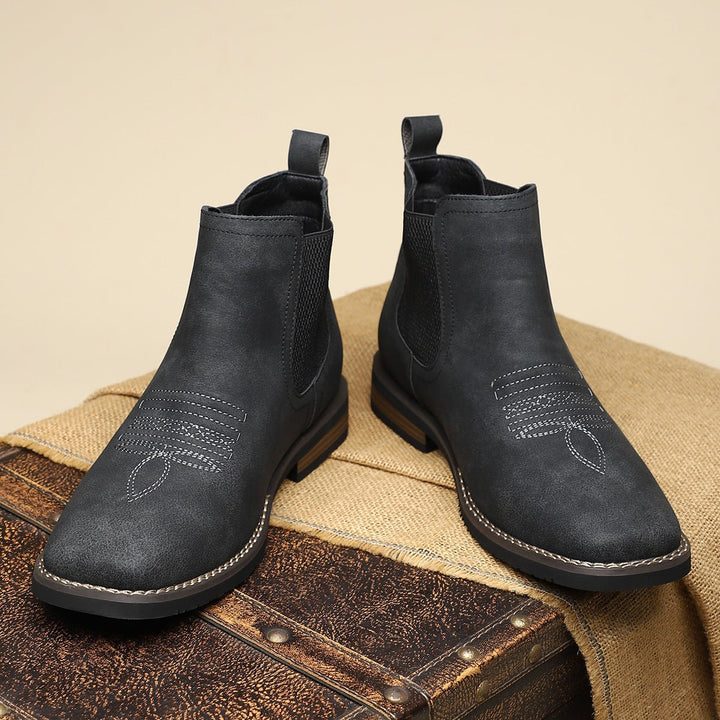 Miles | Classic Waterproof Western Chelsea Ankle Boots