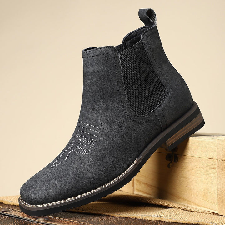 Miles | Classic Waterproof Western Chelsea Ankle Boots