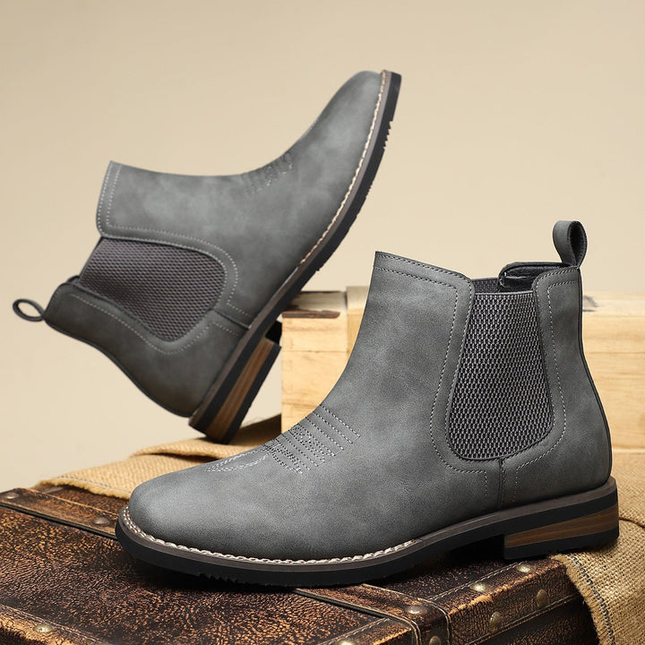 Miles | Classic Waterproof Western Chelsea Ankle Boots