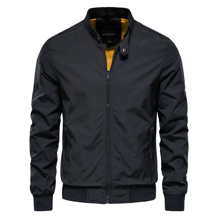 Aaron | Classic Streamlined Functional Zip-up Bomber Jacket