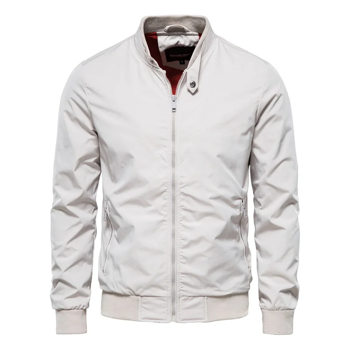 Aaron | Classic Streamlined Functional Zip-up Bomber Jacket