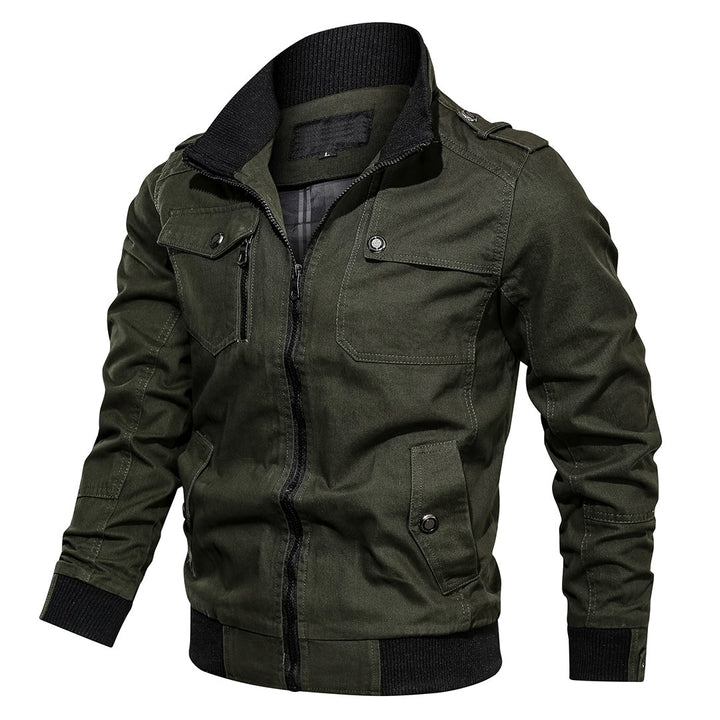 Alexander | Classic Structured Functional Pocket Bomber Jacket
