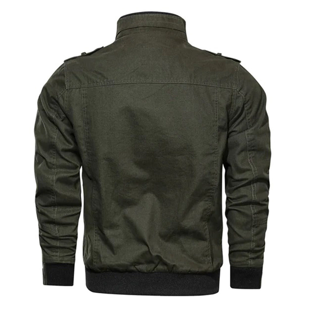 Alexander | Classic Structured Functional Pocket Bomber Jacket