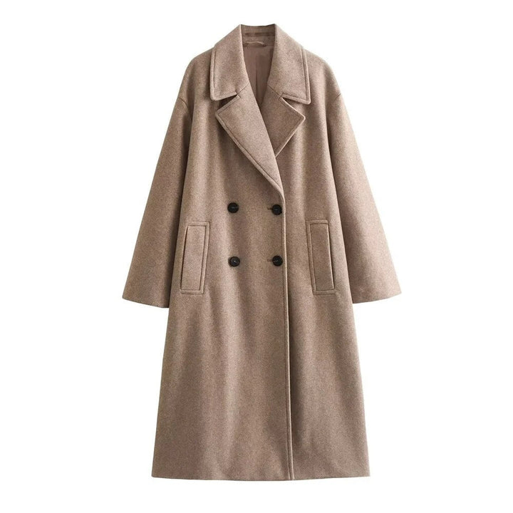 Astor | Tailored Long Trench Coat with Classic Buttons