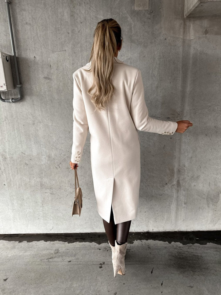 Mariner | Elegant Double-Breasted Long Trench Coat