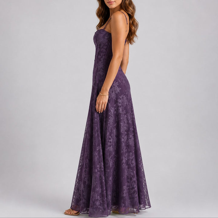 Charlotte | Wedding Guest Corset Maxi Dress