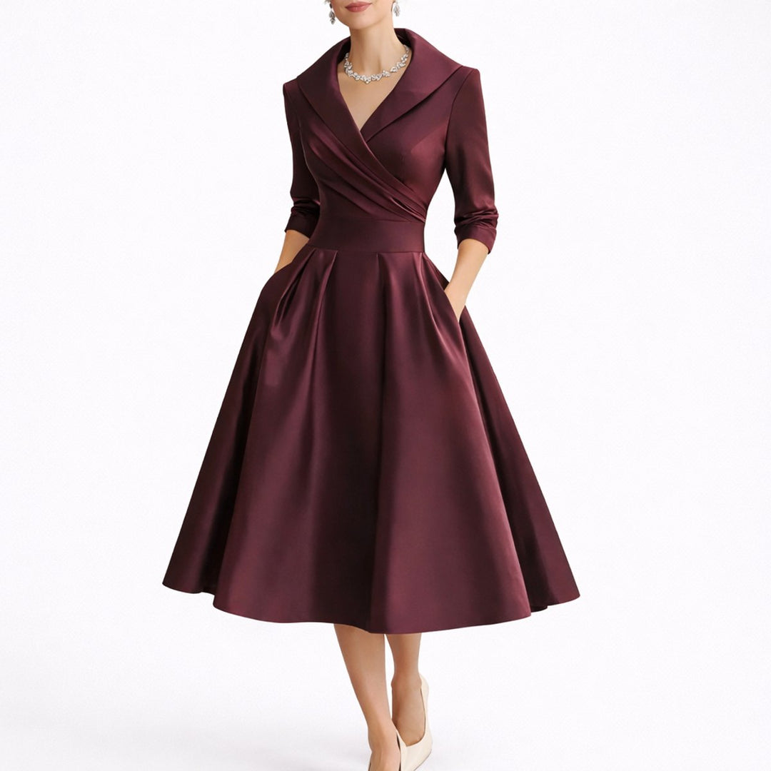 Madison | Wedding Guest A-Line Midi Dress
