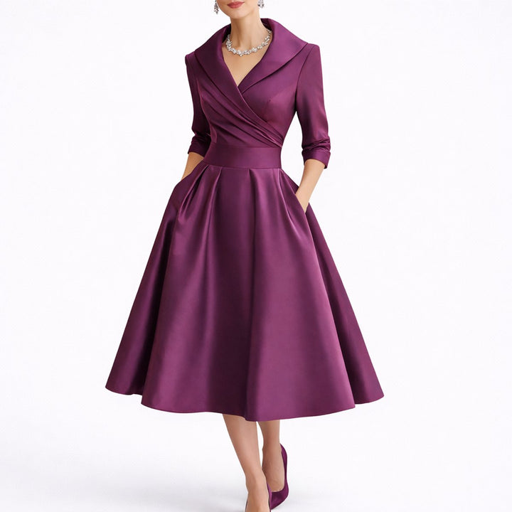 Madison | Wedding Guest A-Line Midi Dress