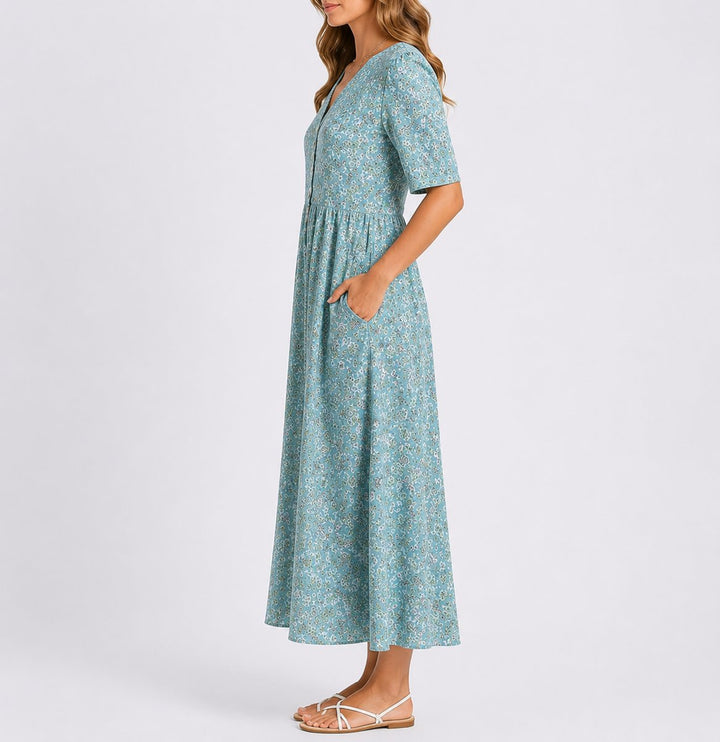 Penelope | Wedding Guest Floral Midi Dress