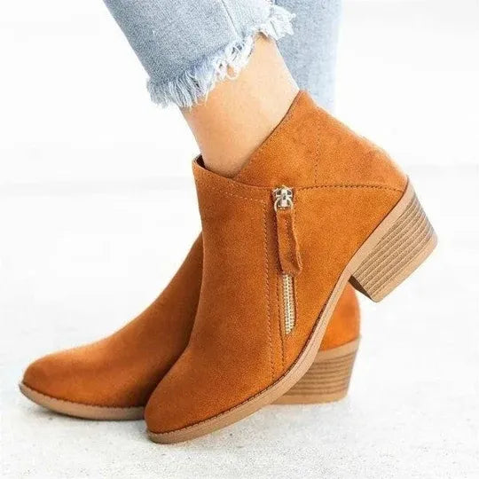 Sarah | Elegant Suede Ankle Boots