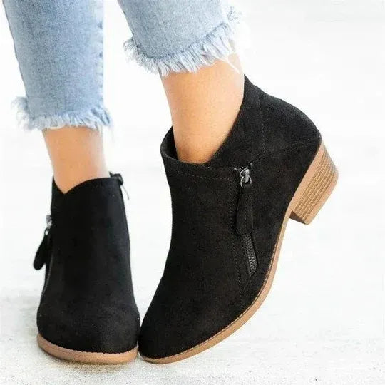 Sarah | Elegant Suede Ankle Boots
