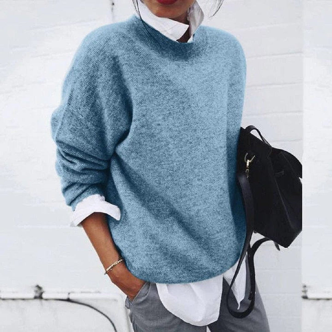 Oversized Knit Cozy Feel Layering Piece Sweater