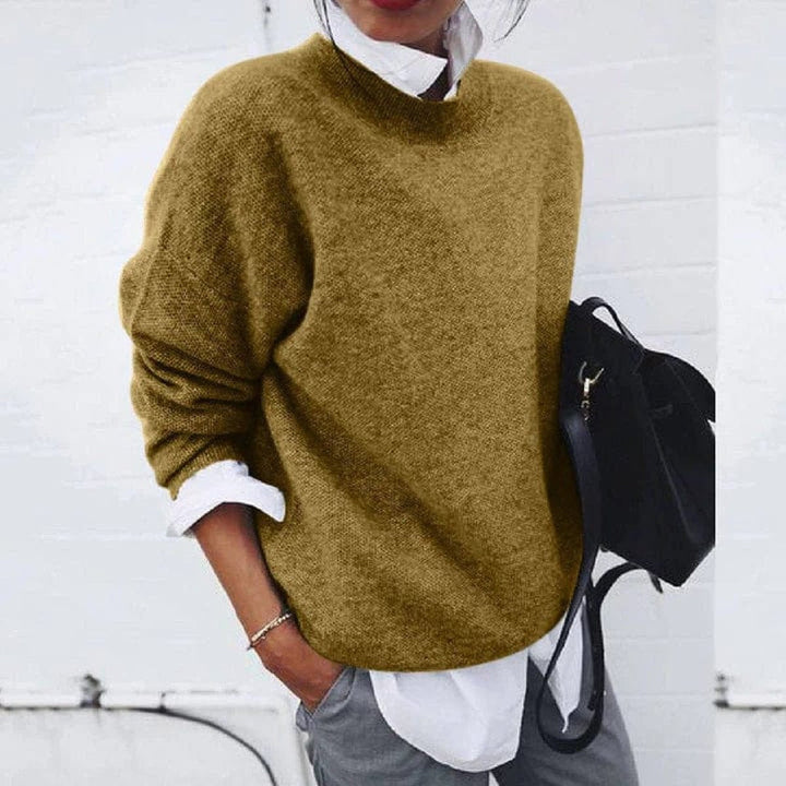 Oversized Knit Cozy Feel Layering Piece Sweater