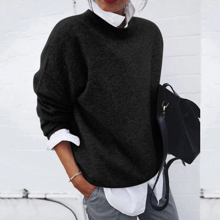 Oversized Knit Cozy Feel Layering Piece Sweater