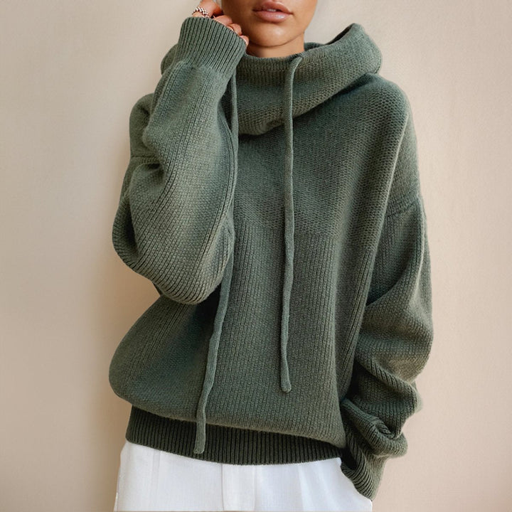 Holly | Turtleneck Oversized Relaxed Fit Ribbed Cuffs Hem Sweater