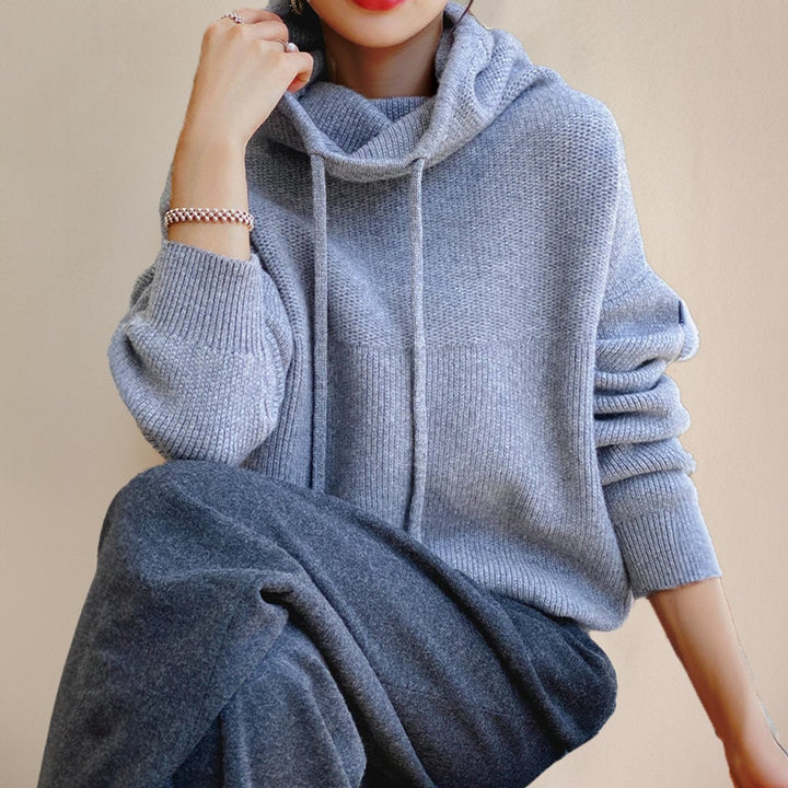 Holly | Turtleneck Oversized Relaxed Fit Ribbed Cuffs Hem Sweater