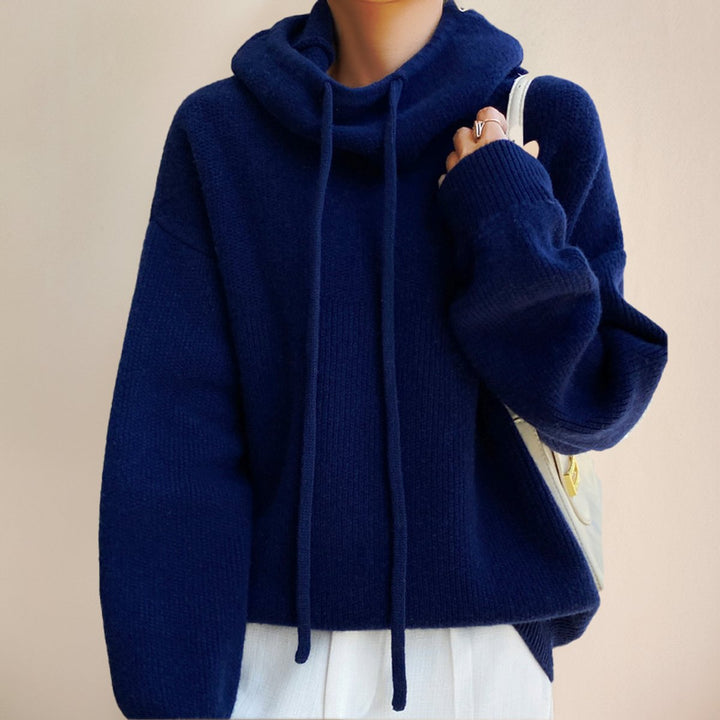 Holly | Turtleneck Oversized Relaxed Fit Ribbed Cuffs Hem Sweater