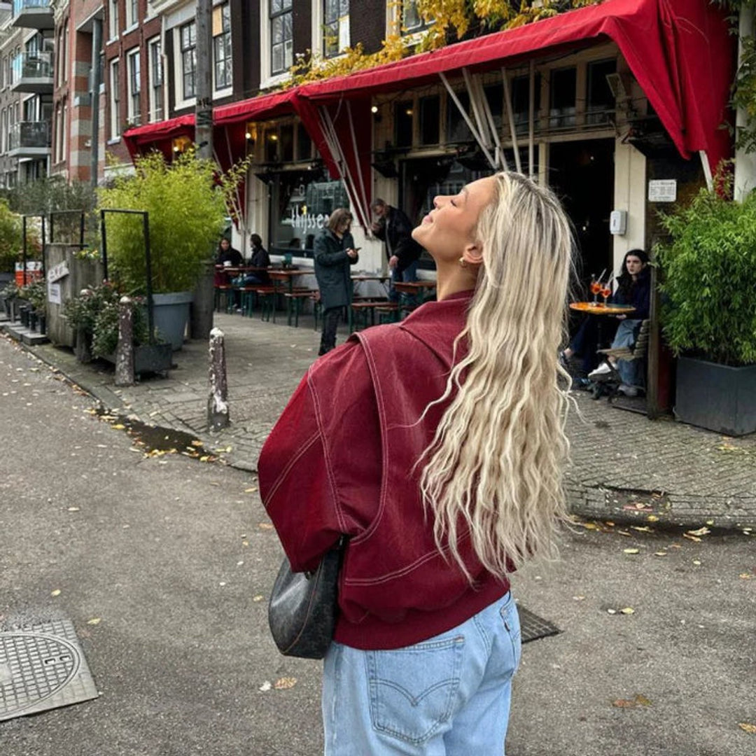 Bomber Jacket for Women | Oversized Quilted