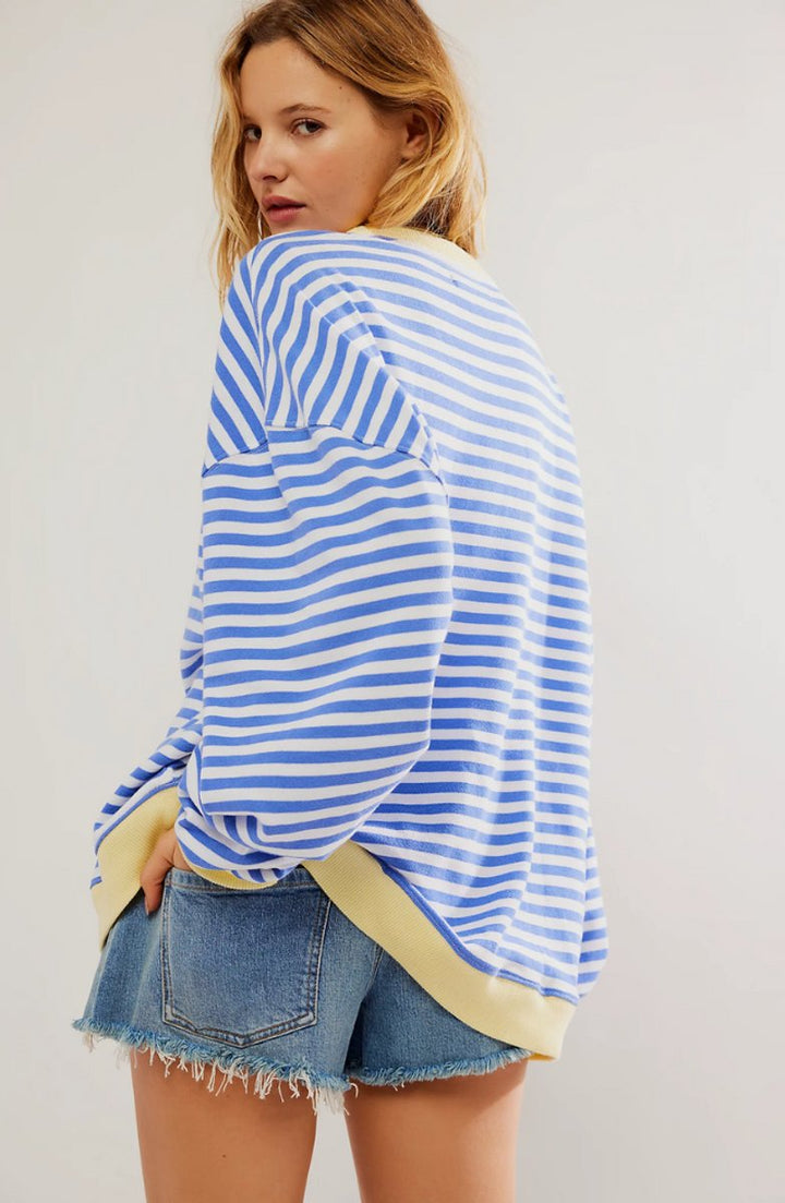 Striped Oversized Fit Sweater