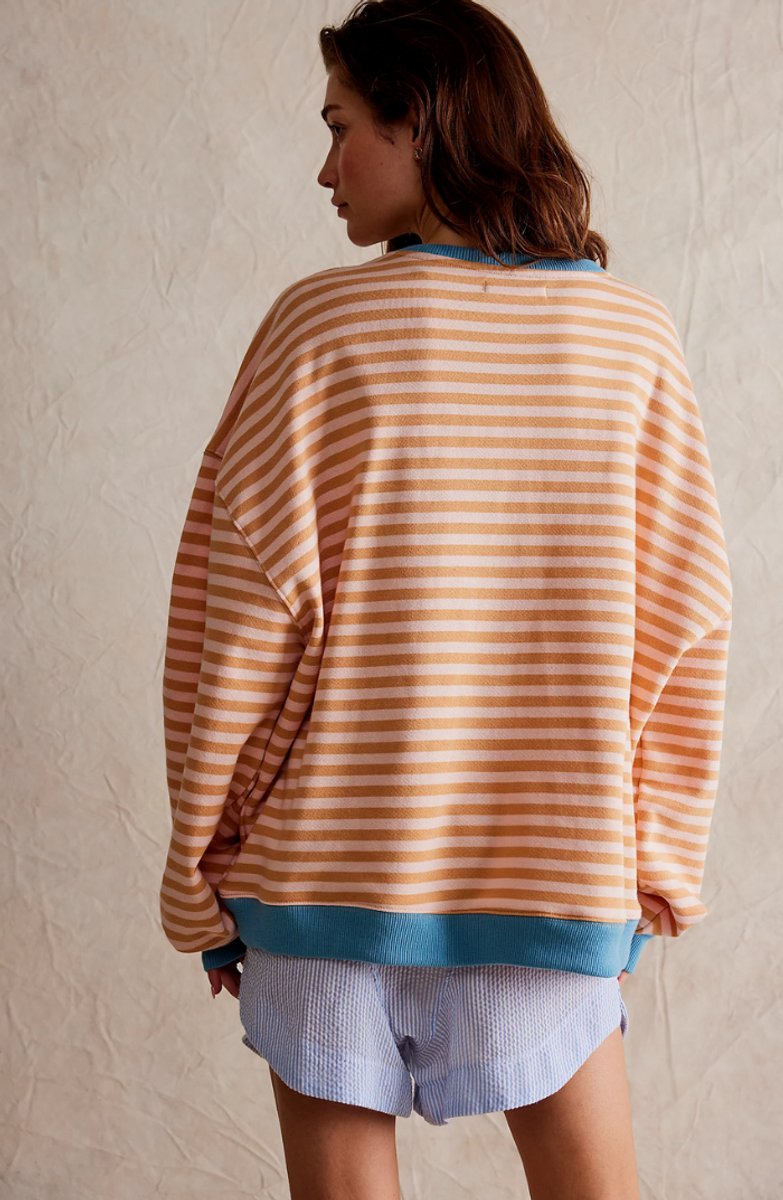 Striped Oversized Fit Sweater