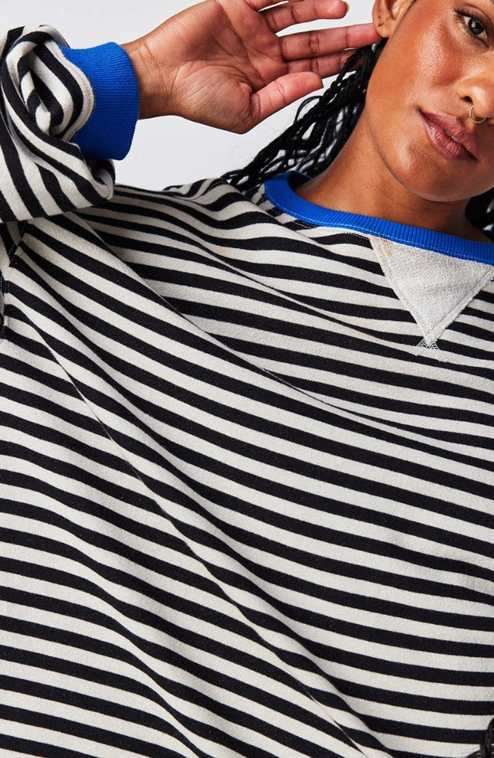 Striped Oversized Fit Sweater