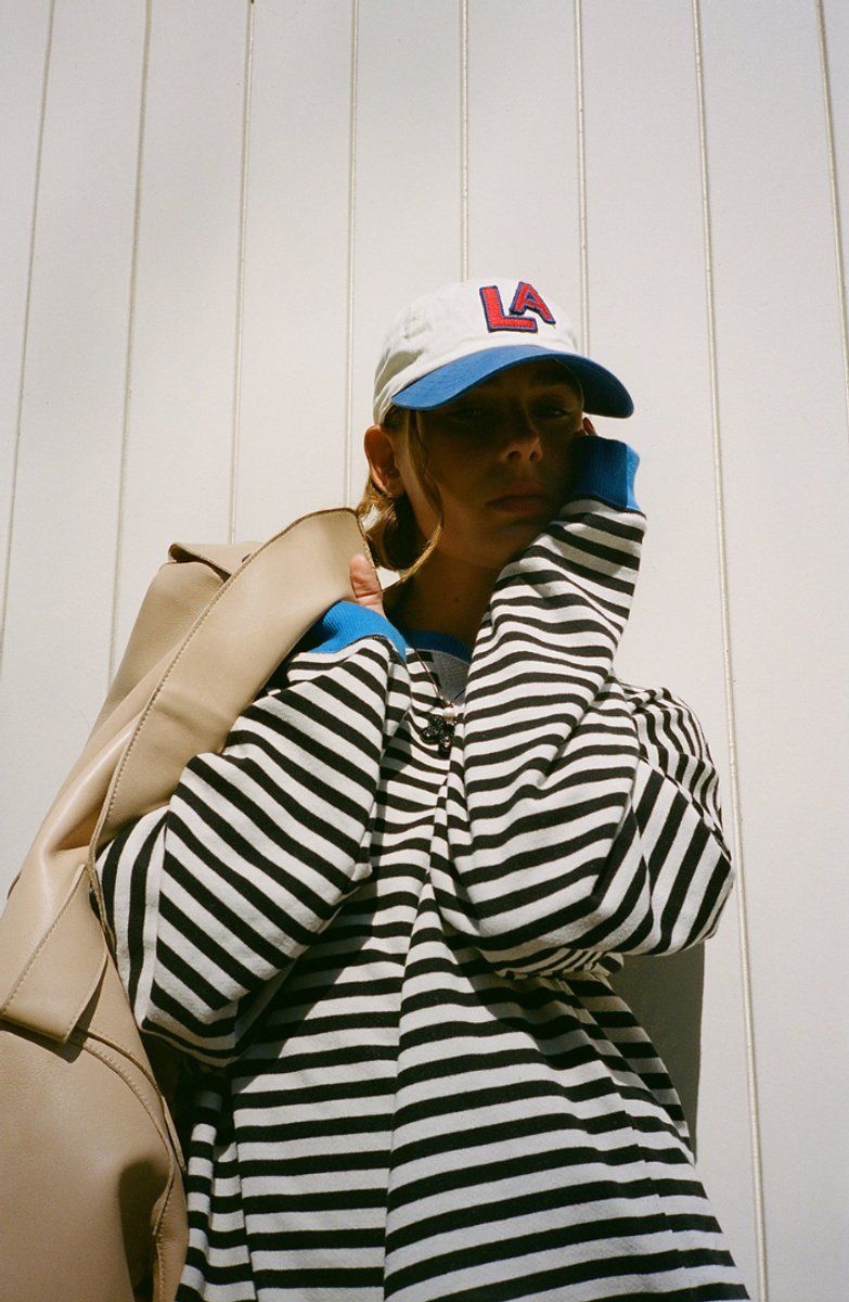 Striped Oversized Fit Sweater