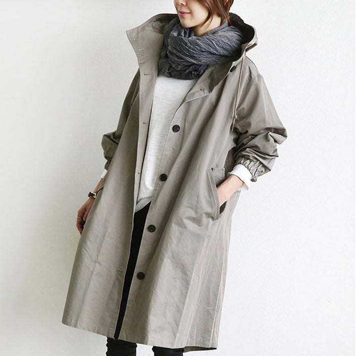 Trench Jacket for Women | Oversized Water-Resistant