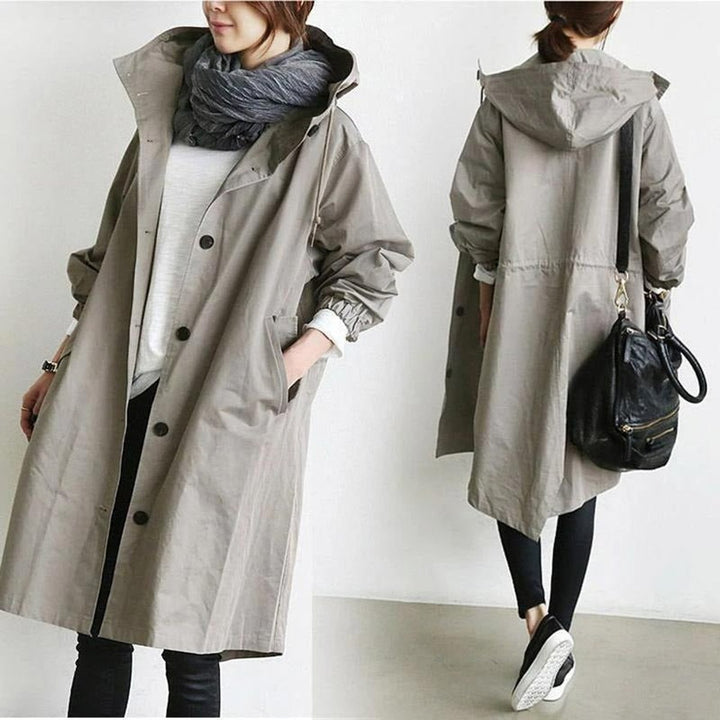 Trench Jacket for Women | Oversized Water-Resistant