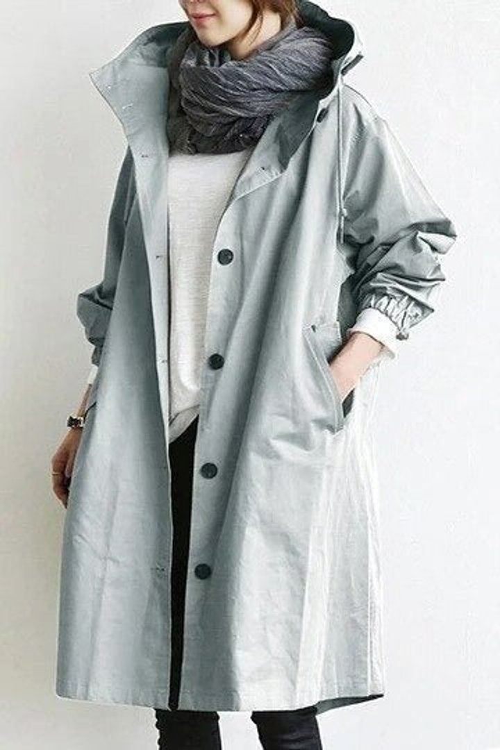 Trench Jacket for Women | Oversized Water-Resistant