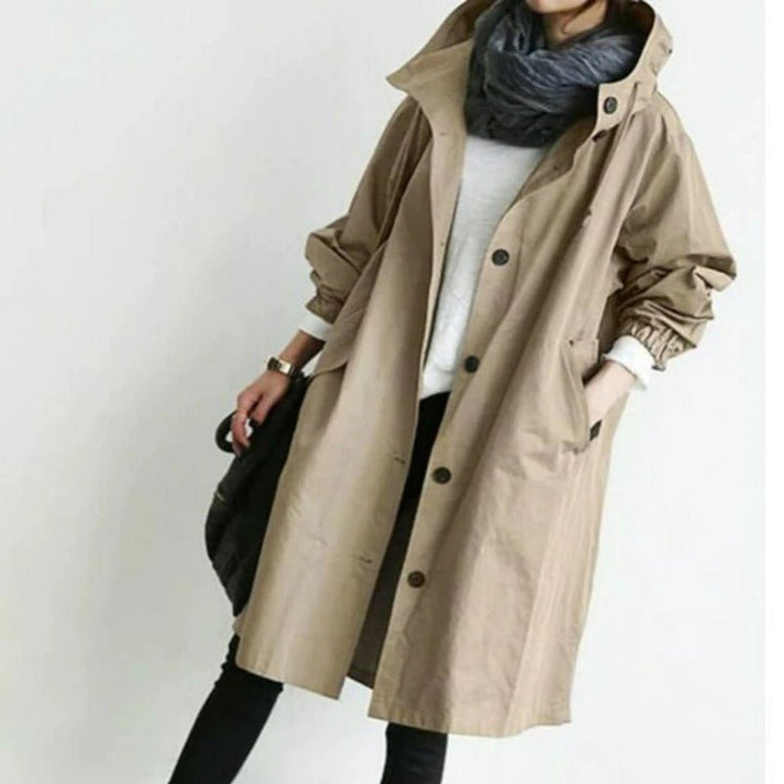 Trench Jacket for Women | Oversized Water-Resistant