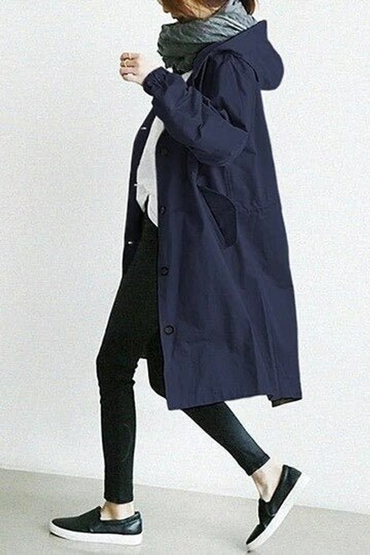 Trench Jacket for Women | Oversized Water-Resistant