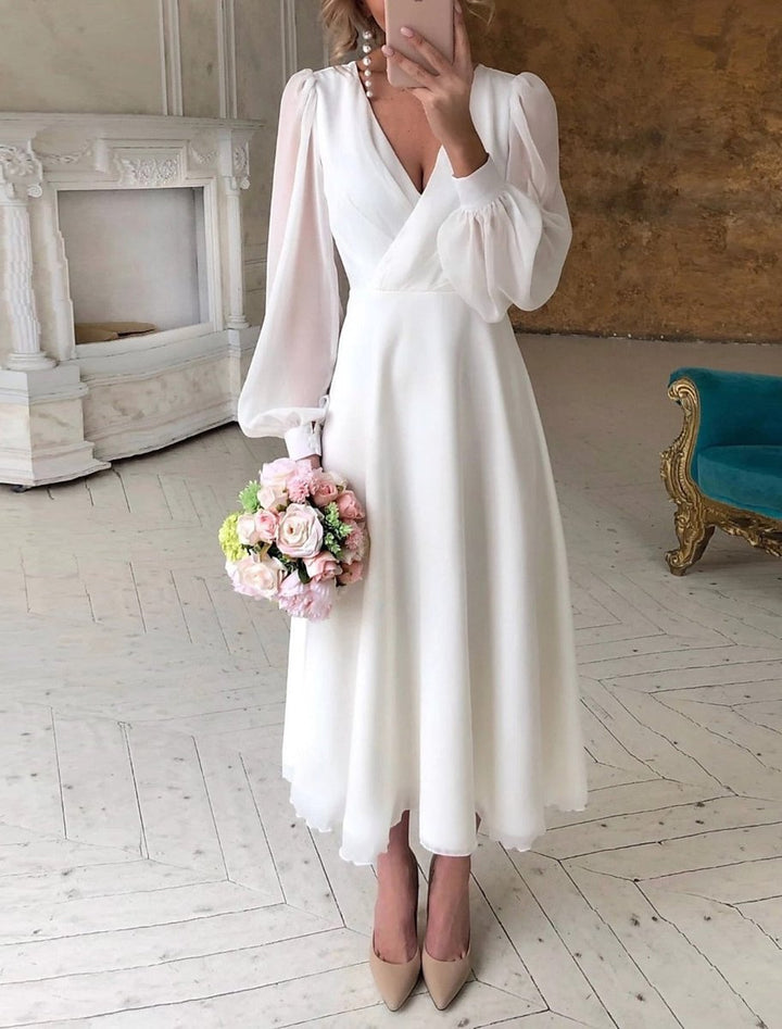 Emma | Wedding Guest A-Line Midi Dress