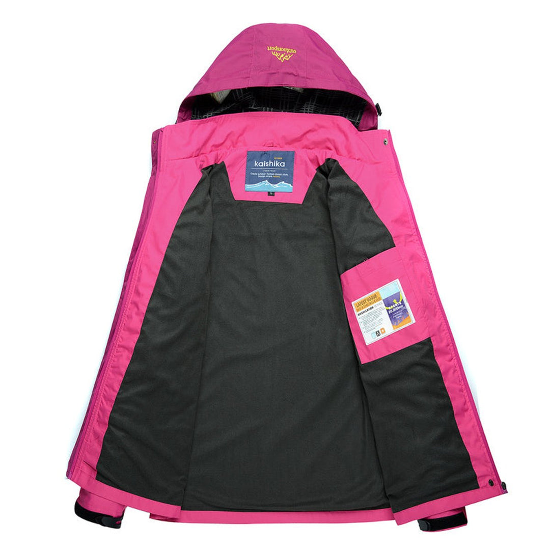 Lindsay | Waterproof Hooded Outdoor Shell Jacket
