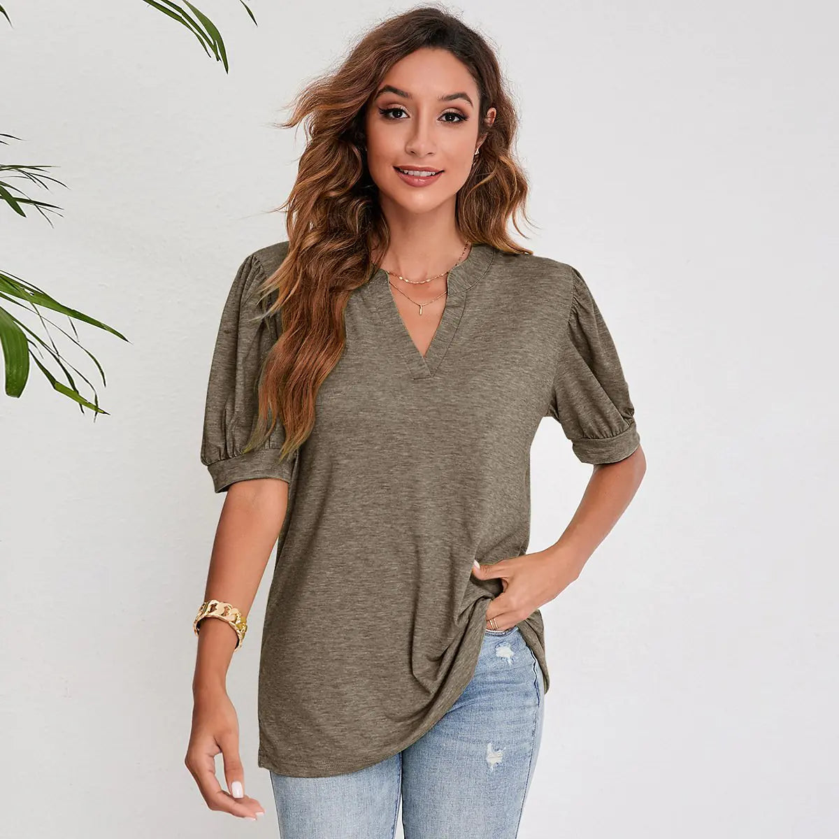 Lize V-Neck Blouse