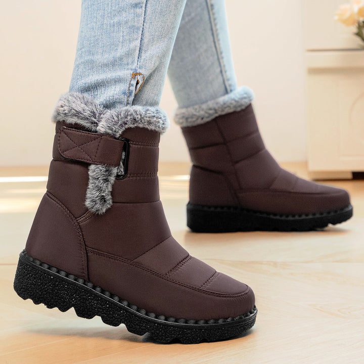 Diane | Waterproof Upper Faux Fur Lined Snow Ankle Boots